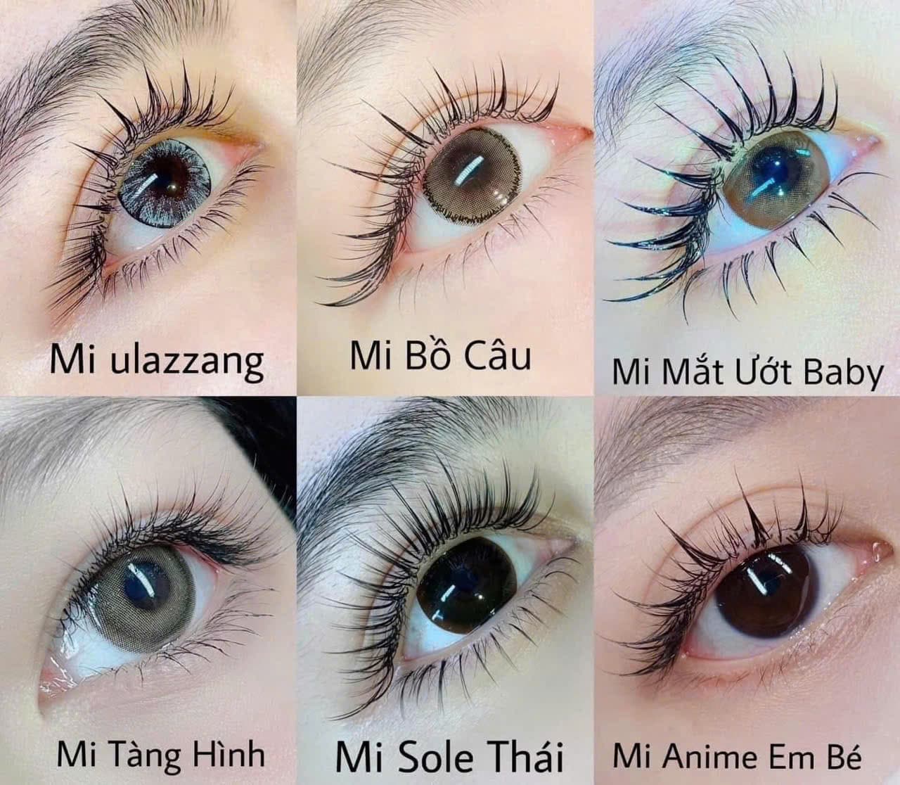 Tẩy - gỡ mi cũ - chăm sóc mí & mi yếu